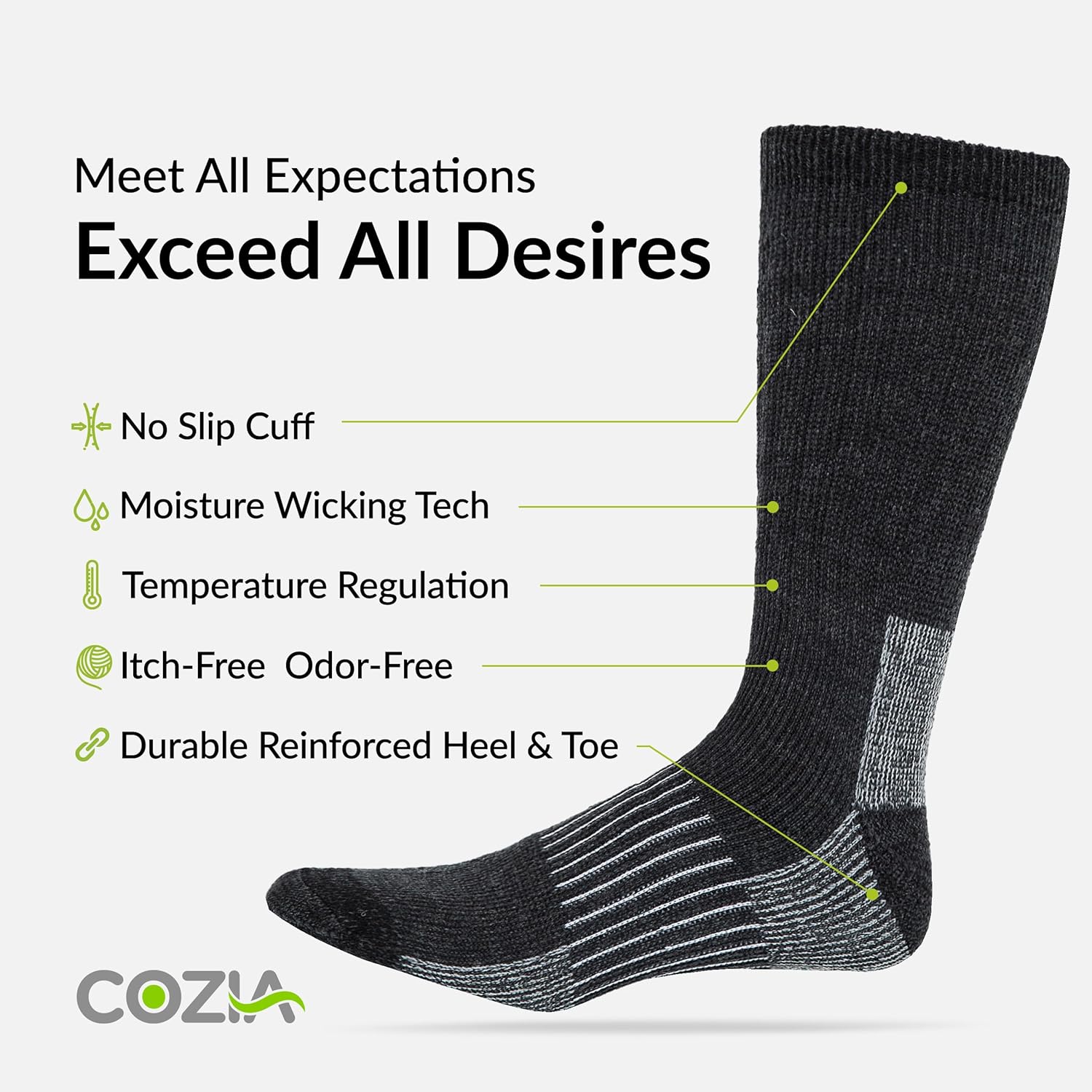 Cozy Merino Wool Socks for Winter 