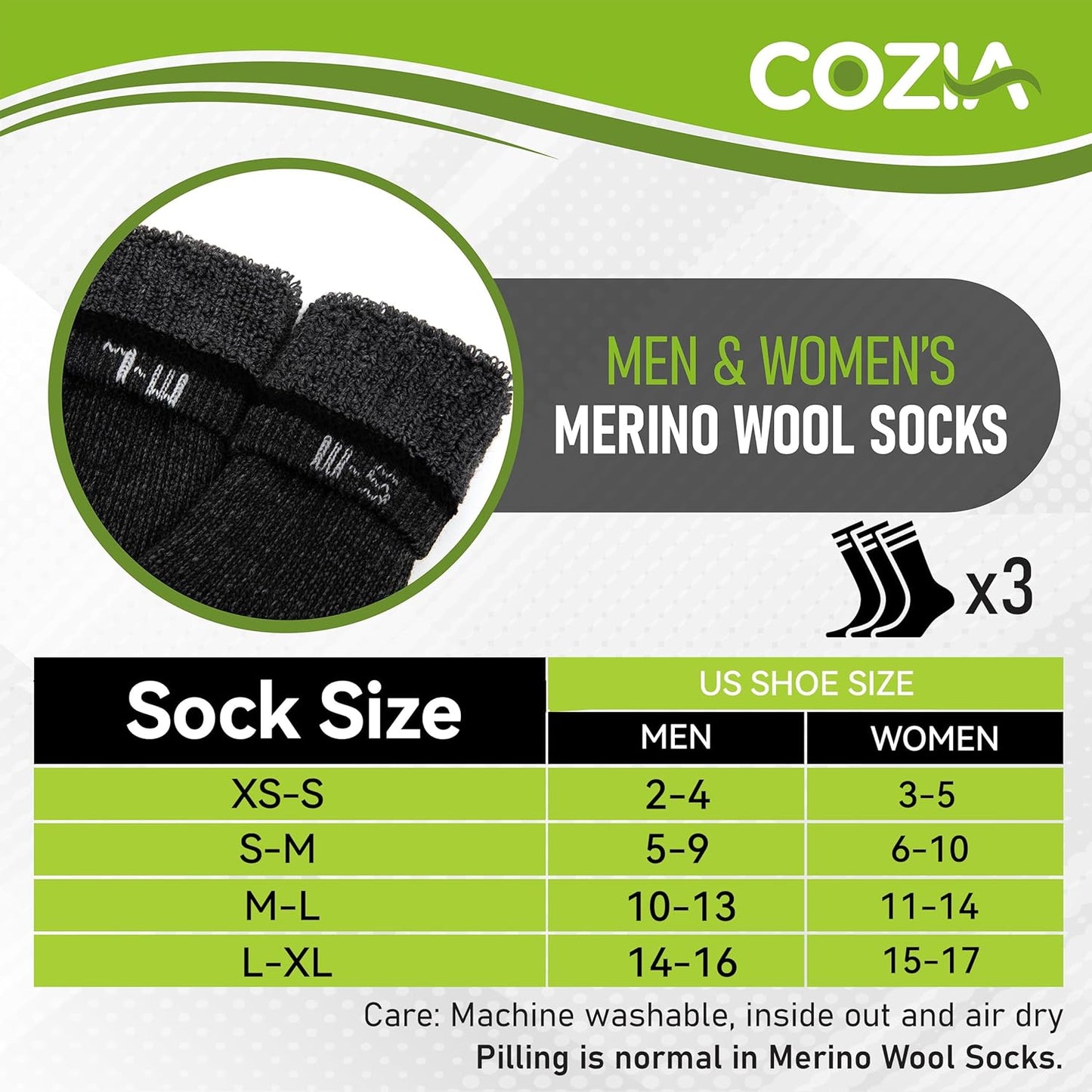 Cozy Merino Wool Socks for Winter 