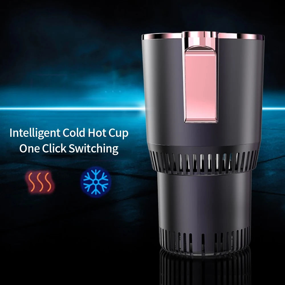 Smart 2-in-1 Hot & Cold Beverage Holder with Touch Screen