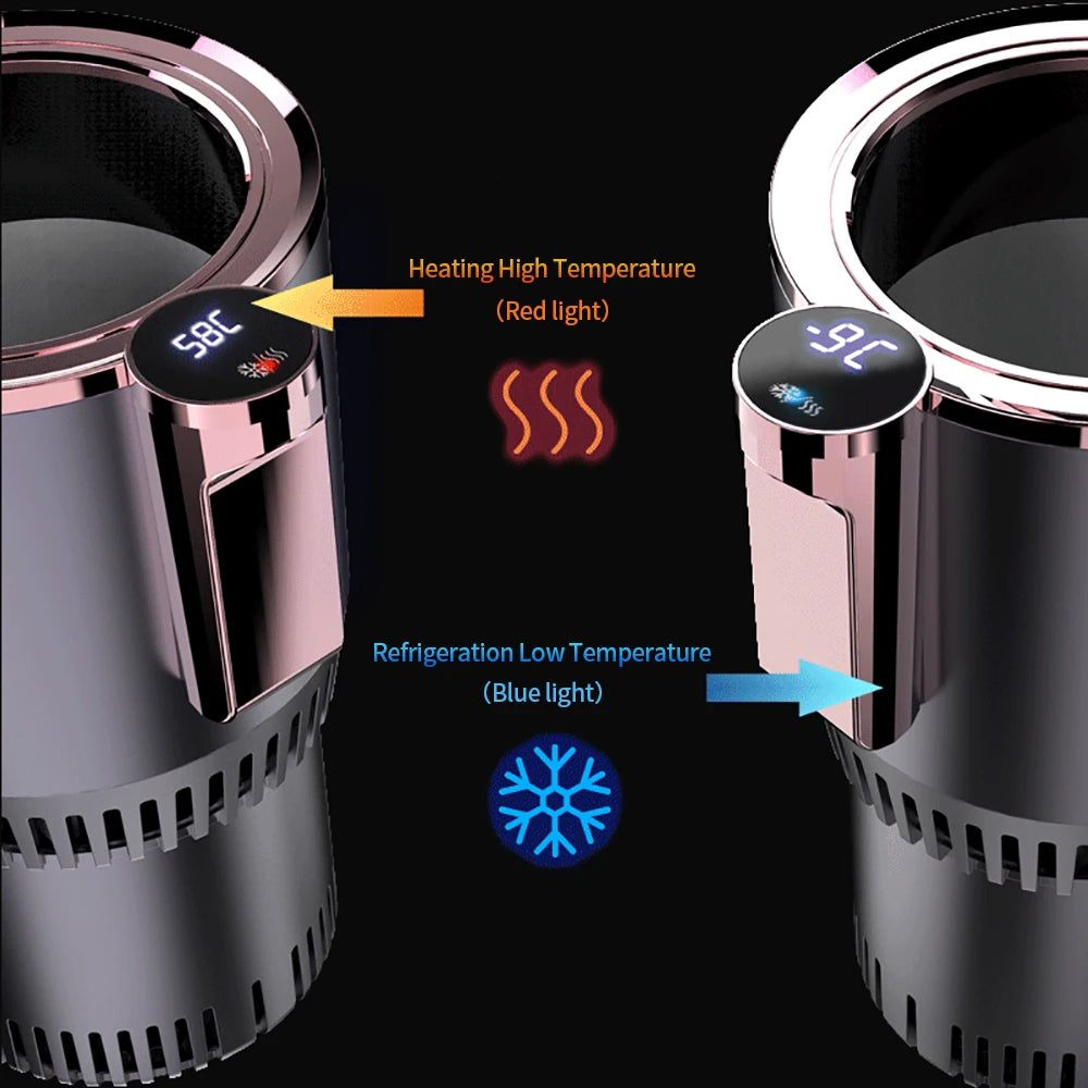 Smart 2-in-1 Hot & Cold Beverage Holder with Touch Screen