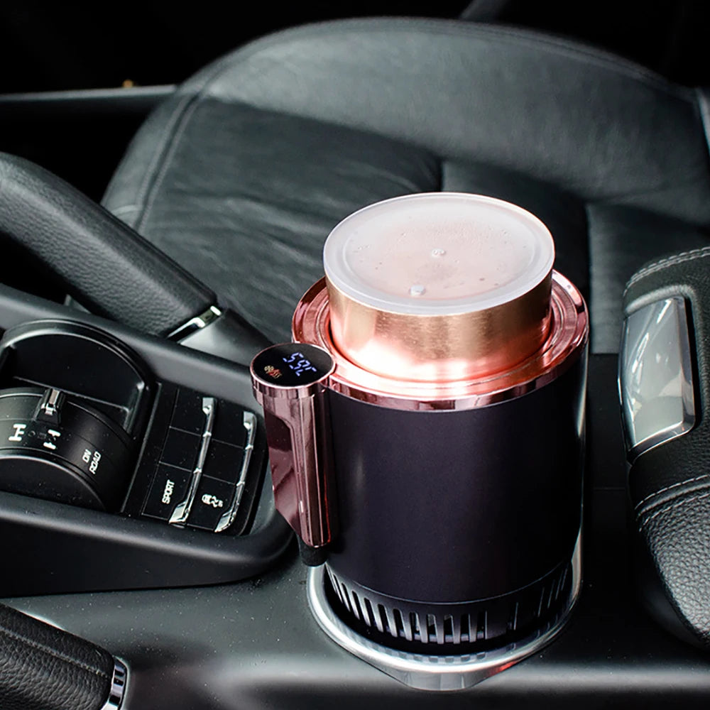 Smart 2-in-1 Hot & Cold Beverage Holder with Touch Screen