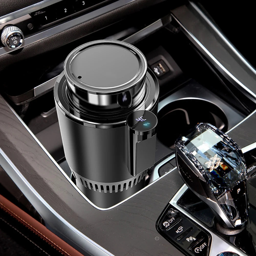 Smart 2-in-1 Hot & Cold Beverage Holder with Touch Screen